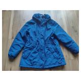 Lands End Ladies Hooded Coat (Size L)