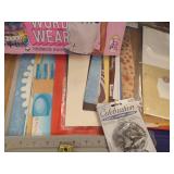 Scrapbook Rolling Tote, Paper, Beads & Misc Craft Supplies