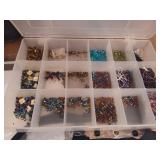 Scrapbook Rolling Tote, Paper, Beads & Misc Craft Supplies