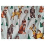 Animal Themed Tie Blanket & Accent Pillow