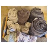 Basket of Bathroom Towels