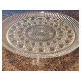 Gorgeous Pedestal Cake Plate & Pampered Chef Trifle Bowl w/Cover