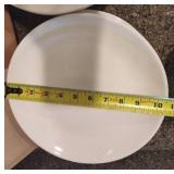 Turkey Platter & White Dinner Plates