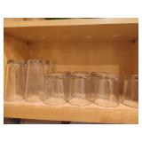 Clear Glassware:  Two Sizes
