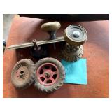 Vintage Door Knobs and Toy Tractor Parts Vintage Door Knobs and Toy Tractor Parts