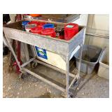 Rolling Storage Bench with Cover including Bolts Rolling Storage Bench with Cover including Bolts