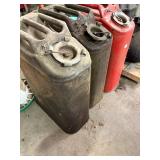 Vintage Jeep Gas Cans (3) Vintage Jeep Gas Cans (3)