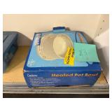 Heated Pet Bowl, Reg bowl, joint supplements and milk replacer Heated Pet Bowl, Reg bowl, joint supplements and milk replacer