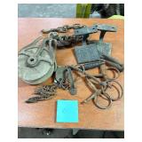 Vintage Collectables, buggy steps,wooden pulley etc Vintage Collectables, buggy steps,wooden pulley etc