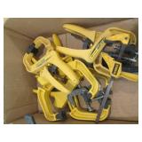 Lot of Dewalt quick-grip and trigge... Lot of Dewalt quick-grip and trigge...