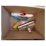 Covered tote containing window wash... Covered tote containing window wash...