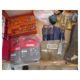 Lot of Craftsman chisels and punche... Lot of Craftsman chisels and punche...