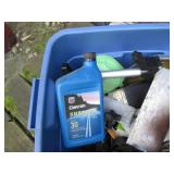 Tote containing Heavy Duty tree lop... Tote containing Heavy Duty tree lop...