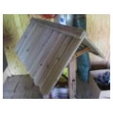 Wood outdoor Wishing Well flower pl... Wood outdoor Wishing Well flower pl...