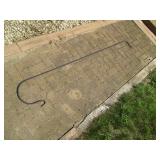 Metal outdoor single arm Shepherds ... Metal outdoor single arm Shepherds ...