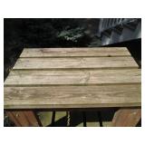 Heavy duty wood planter/butler cart... Heavy duty wood planter/butler cart...