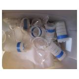 Pair of lidded totes containing a v... Pair of lidded totes containing a v...