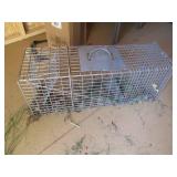 Larger size metal animal live trap... Larger size metal animal live trap...
