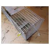 Larger size metal animal live trap... Larger size metal animal live trap...