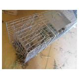 Larger size metal animal live trap... Larger size metal animal live trap...