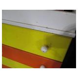 Vintage hardwood 4-drawer baby chan... Vintage hardwood 4-drawer baby chan...