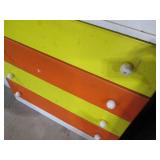 Vintage hardwood 4-drawer baby chan... Vintage hardwood 4-drawer baby chan...