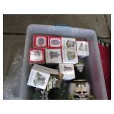 Long Hefty storage tote containing ... Long Hefty storage tote containing ...