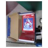 Lidded tote containing Christmas ca... Lidded tote containing Christmas ca...
