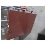Vintage metal portable folding tabl... Vintage metal portable folding tabl...