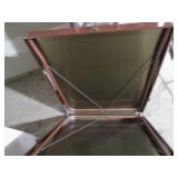 Vintage metal portable folding tabl... Vintage metal portable folding tabl...