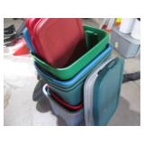 Nice collection of lidded storage t... Nice collection of lidded storage t...
