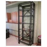 Heavy metal framed 7-tier shelf wit... Heavy metal framed 7-tier shelf wit...