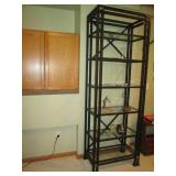 Heavy metal framed 7-tier shelf wit... Heavy metal framed 7-tier shelf wit...