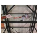 Heavy metal framed 7-tier shelf wit... Heavy metal framed 7-tier shelf wit...