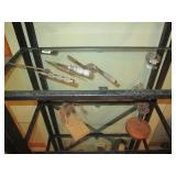 Heavy metal framed 7-tier shelf wit... Heavy metal framed 7-tier shelf wit...