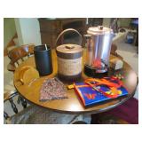Round 45" table with a 16" leaf and... Round 45" table with a 16" leaf and...