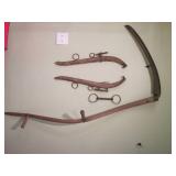 Vintage Wood scythe and misc farm r... Vintage Wood scythe and misc farm r...