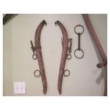Vintage Wood scythe and misc farm r... Vintage Wood scythe and misc farm r...