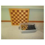 Nice wood chess set, Michigan Rummy... Nice wood chess set, Michigan Rummy...
