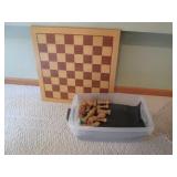 Nice wood chess set, Michigan Rummy... Nice wood chess set, Michigan Rummy...