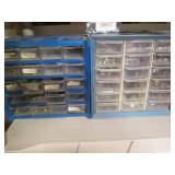 Plastic shelf with hardware organiz... Plastic shelf with hardware organiz...