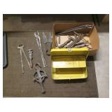 Vintage toolbox with tools... Vintage toolbox with tools...