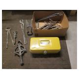 Vintage toolbox with tools... Vintage toolbox with tools...
