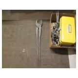 Vintage toolbox with tools... Vintage toolbox with tools...