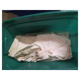 2 covered totes of painting supplie... 2 covered totes of painting supplie...