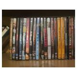 Oak cabinet filled with DVDs measur... Oak cabinet filled with DVDs measur...
