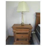 Cedar 3 drawer nightstand with an e... Cedar 3 drawer nightstand with an e...