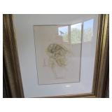 An original wood engraving by Salva... An original wood engraving by Salva...