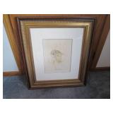 An original wood engraving by Salva... An original wood engraving by Salva...