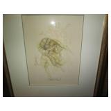 An original wood engraving by Salva... An original wood engraving by Salva...